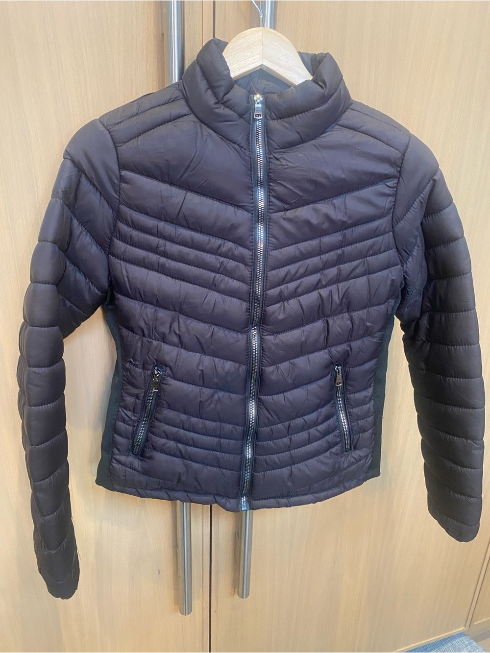 Women's Quilted Packable Puffer Jacket - Black